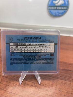 Cheap Sneaks Footwear/Sports Cards Baseball Card David Wells RC 1988 Donruss #640 Toronto Blue Jays