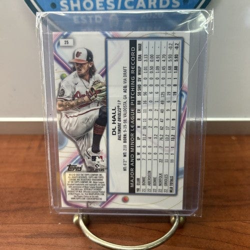 Cheap Sneaks Footwear/Sports Cards Baseball Card DL Hall 2023 Topps Chrome Cosmic Rookie Card Baltimore Orioles Baseba