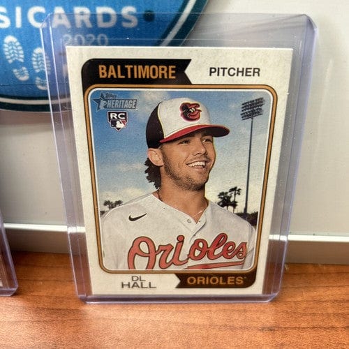 Cheap Sneaks Footwear/Sports Cards Baseball Card Dl Hall Lot(2) 2023 Topps Finest RC + 23 Topps Heritage RC Orioles