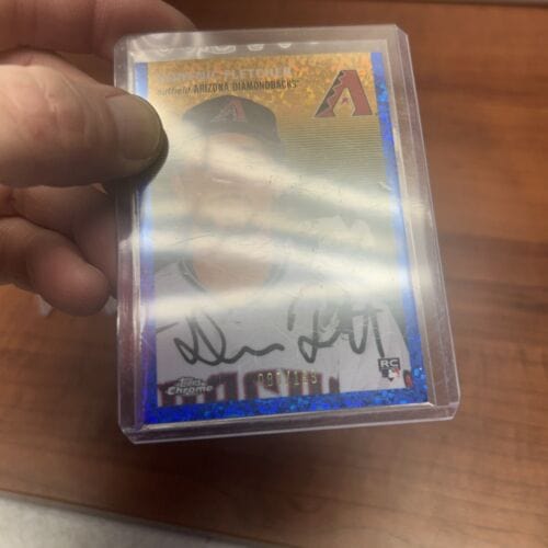 Cheap Sneaks Footwear/Sports Cards Baseball Card Dominic Fletcher (RC) 2023 Topps Chrome Platinum #106 Blue Mini-Diamon