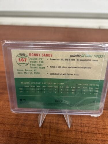Cheap Sneaks Footwear/Sports Cards Baseball Card Donny Sands 2023 Topps Chrome Platinum Rookie Card #167, Detroit Tiger