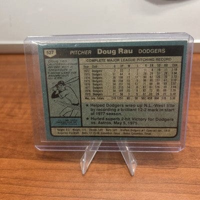 Cheap Sneaks Footwear/Sports Cards Baseball Card Doug Rau 1980 Topps Los Angeles Dodgers #527 R312F 62