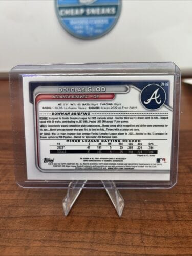 Cheap Sneaks Footwear/Sports Cards Baseball Card Douglas Glod 2024 Bowman Chrome“1st” HTA Green Lava Refractor Auto