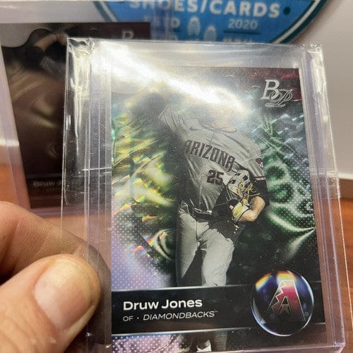 Cheap Sneaks Footwear/Sports Cards Baseball Card Drew Jones Lot(2)2023 Bowman Platinum Ice Foil +Base Diamondbacks