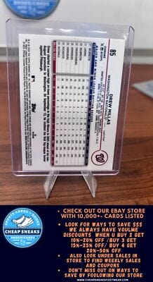 Cheap Sneaks Footwear/Sports Cards Baseball Card Drew Millas SN,RC 2024 Topps Chrome Logofractor Purple Refractors #85