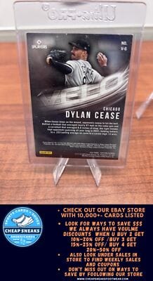 Cheap Sneaks Footwear/Sports Cards Baseball Card Dylan Cease 2022 Panini Capstone Velo #V-6 Chicago White Sox