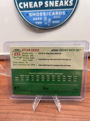 Cheap Sneaks Footwear/Sports Cards Baseball Card Dylan Cease 2023 Topps Chrome Platinum Anniversary #232 Chicago White