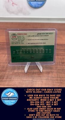 Cheap Sneaks Footwear/Sports Cards Baseball Card Edwin Díaz 2023 Topps Chrome Platinum Anniversary #275 New York Mets
