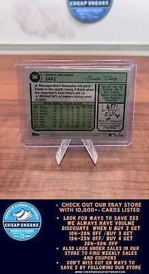 Cheap Sneaks Footwear/Sports Cards Baseball Card Edwin Díaz 2023 Topps Heritage #36 New York Mets