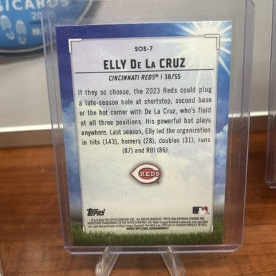 Cheap Sneaks Footwear/Sports Cards Baseball Card Elly De La Cruz (RC)24 Topps Series 2 Around The Horn,23 Bowman SOS 24