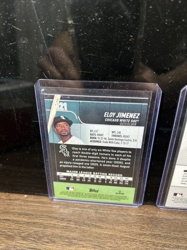 Cheap Sneaks Footwear/Sports Cards Baseball Card Eloy Jimenez Lot(3) White Sox 2022 Topps Gallery Rainbow Foil ,22 Topp