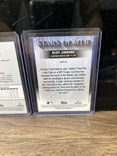 Cheap Sneaks Footwear/Sports Cards Baseball Card Eloy Jimenez Lot(3) White Sox 2022 Topps Gallery Rainbow Foil ,22 Topp