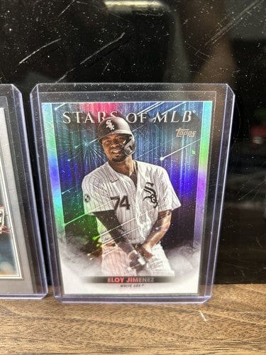 Cheap Sneaks Footwear/Sports Cards Baseball Card Eloy Jimenez Lot(3) White Sox 2022 Topps Gallery Rainbow Foil ,22 Topp