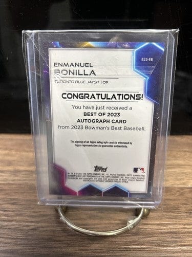 Cheap Sneaks Footwear/Sports Cards Baseball Card Enmanuel Bonilla 2023 Bowman's Best Base Auto B23-EB Blue Jays