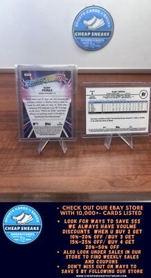 Cheap Sneaks Footwear/Sports Cards Baseball Card Eury Pérez 2024 Topps Chrome Future Stars #FS-11+ Chrome Refractor