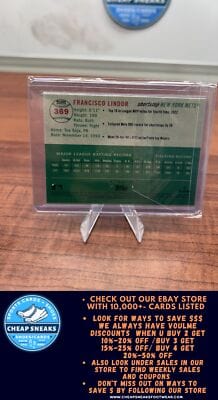 Cheap Sneaks Footwear/Sports Cards Baseball Card Francisco Lindor 2023 Topps Chrome Platinum Anniversary Prism Refracto