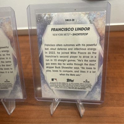 Cheap Sneaks Footwear/Sports Cards Baseball Card Francisco Lindor 2023 Topps Series 1 Stars Of MLB Refractor Card #SML