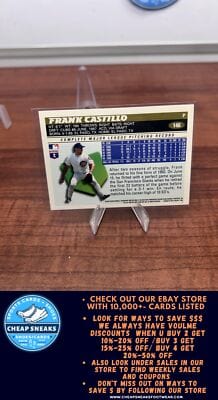 Cheap Sneaks Footwear/Sports Cards Baseball Card Frank Castillo 1996 Topps #146 Chicago Cubs