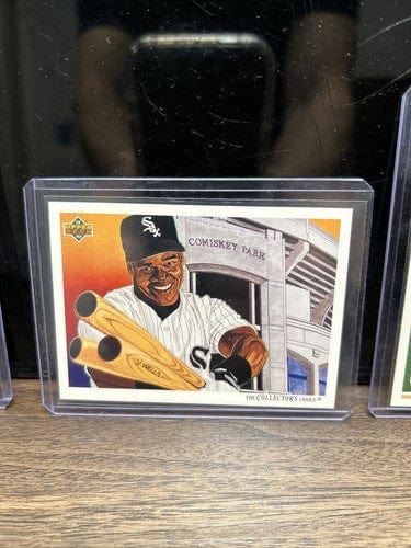 Cheap Sneaks Footwear/Sports Cards Baseball Card Frank Thomas Lot (3) HOF Chicago White Sox 91,92 Upper Deck,91 Score