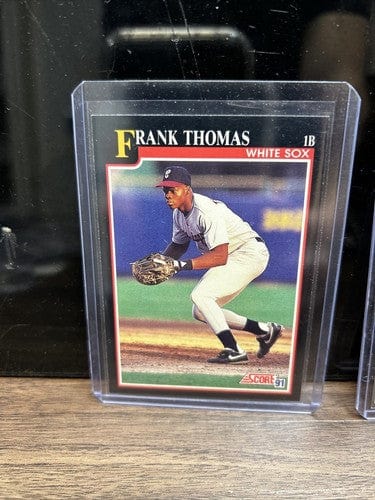 Cheap Sneaks Footwear/Sports Cards Baseball Card Frank Thomas Lot (3) HOF Chicago White Sox 91,92 Upper Deck,91 Score
