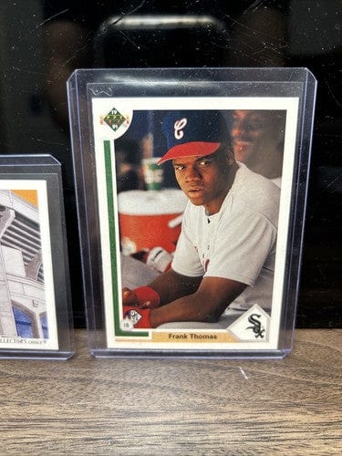 Cheap Sneaks Footwear/Sports Cards Baseball Card Frank Thomas Lot (3) HOF Chicago White Sox 91,92 Upper Deck,91 Score
