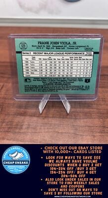 Cheap Sneaks Footwear/Sports Cards Baseball Card Frank Viola 1991 Donruss #529b New York Mets