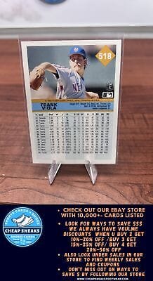 Cheap Sneaks Footwear/Sports Cards Baseball Card Frank Viola 1992 Fleer #518b New York Mets
