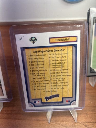 Cheap Sneaks Footwear/Sports Cards Baseball Card Fred McGriff HOF 5 Card Lot 91/92/93 Upper Deck, 1991 Leaf, 1992 Fleer