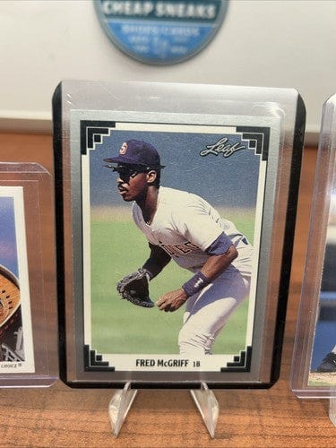 Cheap Sneaks Footwear/Sports Cards Baseball Card Fred McGriff HOF 5 Card Lot 91/92/93 Upper Deck, 1991 Leaf, 1992 Fleer