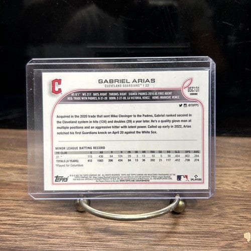 Cheap Sneaks Footwear/Sports Cards Baseball Card Gabriel Arias 2022 Topps Chrome Cleveland Guardians Rookie Baseball Ca