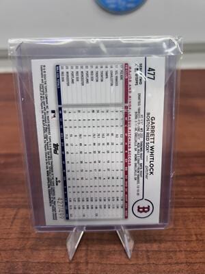 Cheap Sneaks Footwear/Sports Cards Baseball Card Garrett Whitlock 2024 Topps Green Foil #477 /499