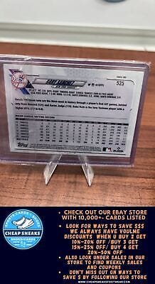 Cheap Sneaks Footwear/Sports Cards Baseball Card Gary Sanchez 2021 Topps #525 New York Yankees