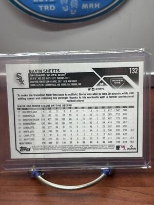 Cheap Sneaks Footwear/Sports Cards Baseball Card Gavin Sheets 2023 Topps Series 1 Gold Parallel #132 Chicago White Sox