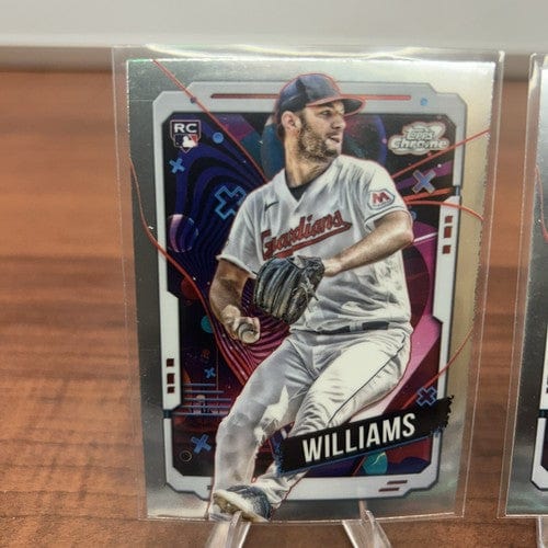 Cheap Sneaks Footwear/Sports Cards Baseball Card Gavin Williams (RC) 2024 Topps Cosmic Chrome Cleveland Guardians #63 +