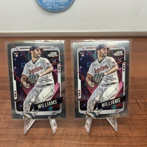 Cheap Sneaks Footwear/Sports Cards Baseball Card Gavin Williams (RC) 2024 Topps Cosmic Chrome Cleveland Guardians #63 +