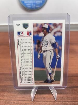 Cheap Sneaks Footwear/Sports Cards Baseball Card George Bell 1991 Upper Deck #532 Toronto Blue Jays