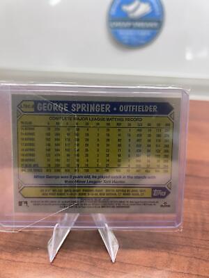 Cheap Sneaks Footwear/Sports Cards Baseball Card George Springer 2022 Topps Chrome 1987 Topps 35th Anniver #87BC-8 Blue
