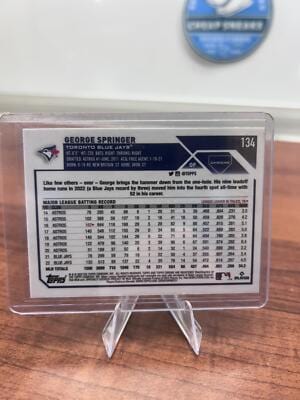 Cheap Sneaks Footwear/Sports Cards Baseball Card George Springer 2023 Topps Chrome #134 Toronto Blue Jays