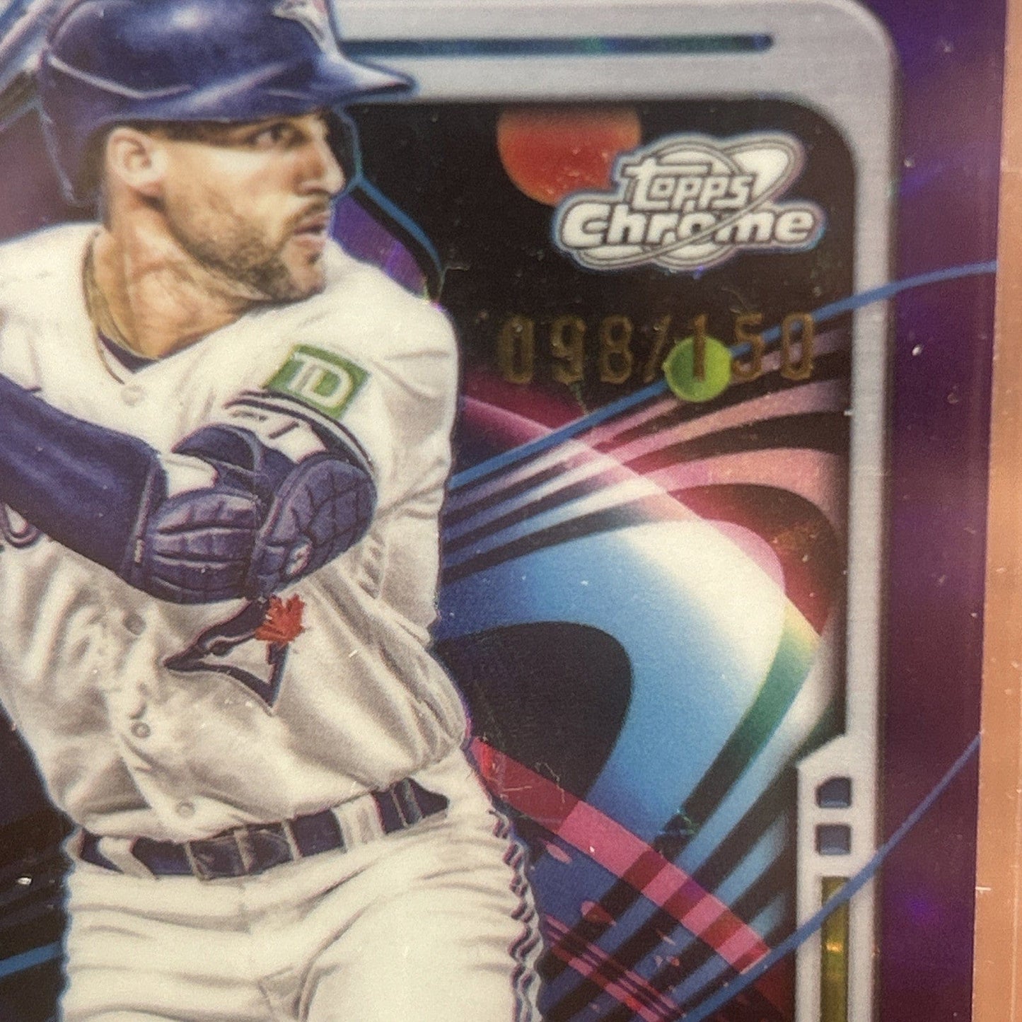 Cheap Sneaks Footwear/Sports Cards Baseball Card George Springer 2024 Topps Cosmic Chrome Purple Nebula Refractor /150