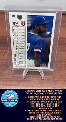 Cheap Sneaks Footwear/Sports Cards Baseball Card Gerald Perry 1991 Upper Deck #219b Kansas City Royals