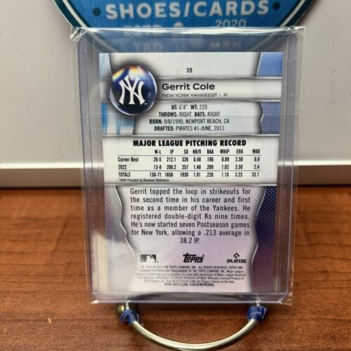 Cheap Sneaks Footwear/Sports Cards Baseball Card Gerrit Cole 2023 Bowman Platinum Baseball Card #39 New York Yankees