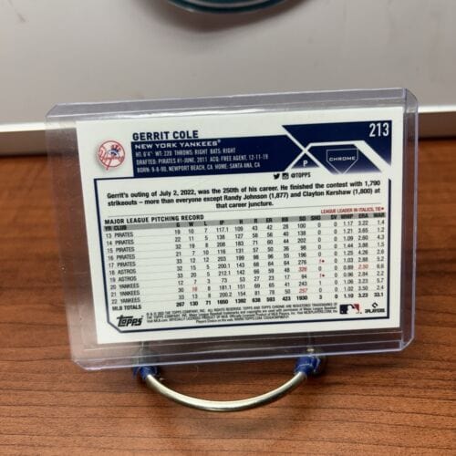 Cheap Sneaks Footwear/Sports Cards Baseball Card Gerrit Cole 2023 Topps Chrome Baseball Card#213 New York Yankees