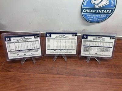 Cheap Sneaks Footwear/Sports Cards Baseball Card Gerrit Cole, Will Warren RC, Ben Rice RC, Yankees Lot 2025 Topps Serie