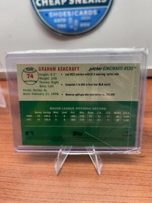 Cheap Sneaks Footwear/Sports Cards Baseball Card Graham Ashcraft RC 2023 Topps Chrome Platinum Anniversary #74 Cincinna