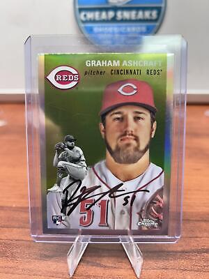 Cheap Sneaks Footwear/Sports Cards Baseball Card Graham Ashcraft RC 2023 Topps Chrome Platinum Anniversary Refractor #7