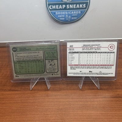 Cheap Sneaks Footwear/Sports Cards Baseball Card Graham Ashcraft RC 2023 Topps Heritage #383 Rookie Cincinnati Reds