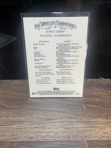 Cheap Sneaks Footwear/Sports Cards Baseball Card Green Wave Refractor Autograph #26/199 Miguel Cabrera Detroit Tigers 2022 Allen & Ginter 3 Card Lot Topps #21