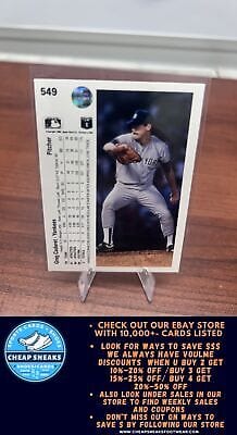 Cheap Sneaks Footwear/Sports Cards Baseball Card Greg Cadaret 1990 Upper Deck #549 New York Yankees