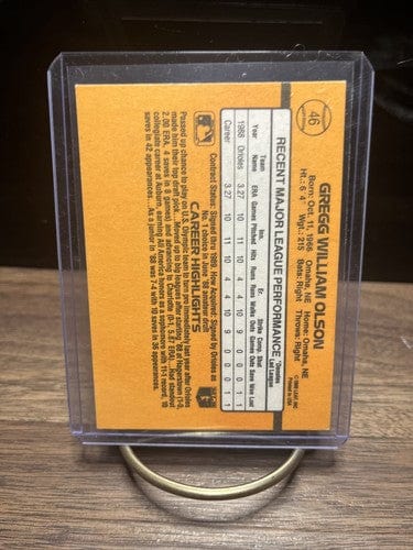 Cheap Sneaks Footwear/Sports Cards Baseball Card Gregg Olson RC Rated Rookie 1989 Donruss #46 Baltimore Orioles Rookie