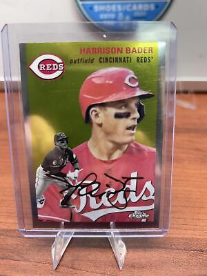 Cheap Sneaks Footwear/Sports Cards Baseball Card Harrison Bader 2023 Topps Chrome Platinum Anniversary #335 Cincinnati